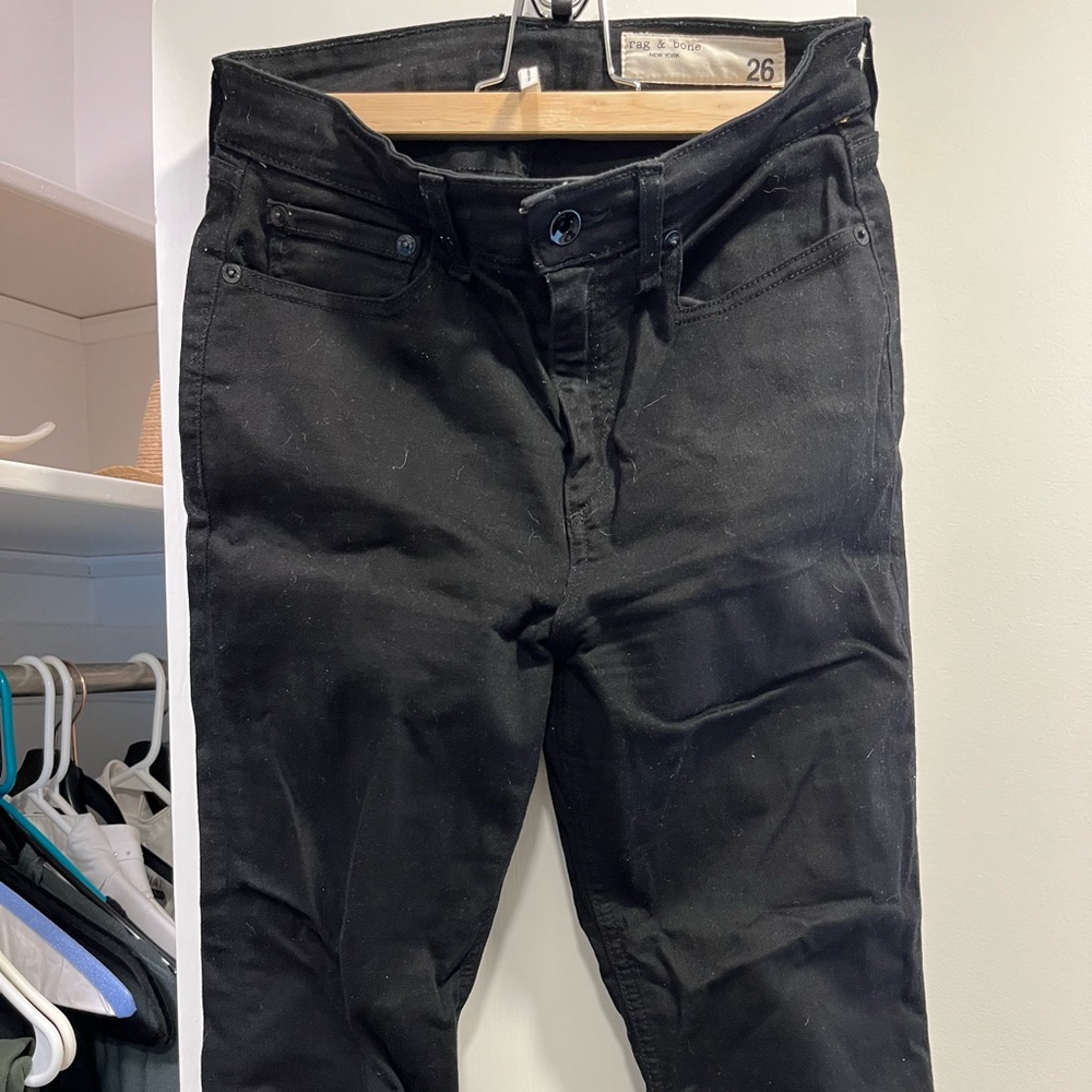 Rag and bone. Black jeans. Size 26